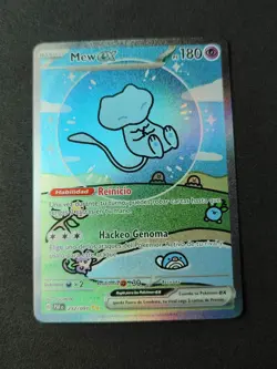 Mew EX 232/091 SPANISH Paldean Fates Special Illustration Rare Card Near Mint - Image 1