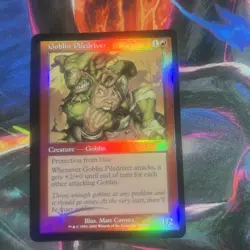 Onslaught Goblin Piledriver Foil Card MTG Magic the Gathering NM - Image 1
