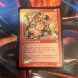 Onslaught Goblin Piledriver Foil Card MTG Magic the Gathering NM - Image 2