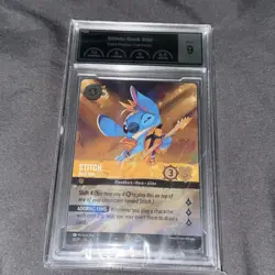 Stitch Rock Star Lorcana Enchanted Set Champs Foil Enchanted 30/P1 Promo PCG 9 - Image 1