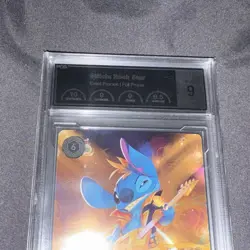 Stitch Rock Star Lorcana Enchanted Set Champs Foil Enchanted 30/P1 Promo PCG 9 - Image 2