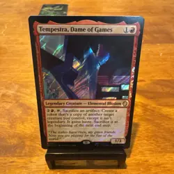 Tempestra, Dame of Games (Surge Foil) Commander: Teenage Mutant Ninja Turtles... - Image 1