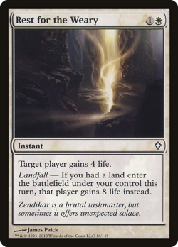 Rest for the Weary #18 (LP) Worldwake WWK Magic MTG - Image 1