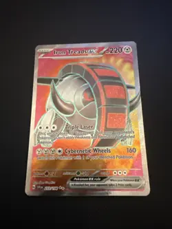 Pokemon Card Iron Treads Scarlet and Violet Base Ultra Rare Full Art EX 233/198 - Image 1