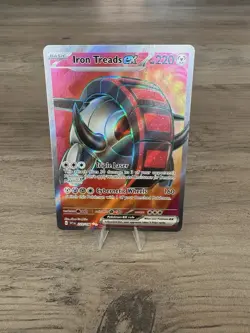 Pokemon TCG Iron Treads EX Scarlet Violet Holo Ultra Rare Card 233/198 - Image 1