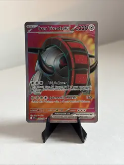 Pokemon TCG Iron Treads EX Scarlet Violet Holo Ultra Rare Card 233/198 Full Art - Image 1