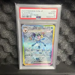 PSA 10 Glaceon EX 206/187 SAR - Japanese - Graded Pokemon Card - Image 2