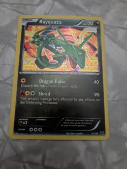 Rayquaza Pokemon Dragon Vault Holo Rare 11/20 NM - Image 1