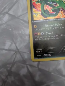 Rayquaza Pokemon Dragon Vault Holo Rare 11/20 NM - Image 4