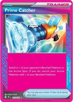 Pokemon TCG Prime Catcher 157/162 Temporal Forces ACE SPEC Trainer Card - Image 1