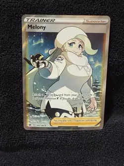 Pokemon Chilling Reign - MELONY FULL ART TRAINER - 195/198 - NM/M - Image 1