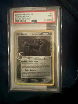 Pokemon Umbreon EX Delta Species Holo Rare #17 PSA 9 Mint - Image 1