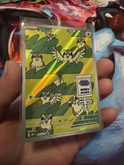 Pokemon Pidgey 207/197 Illustration Rare Holo Card Obsidian Flames Mint - Image 5