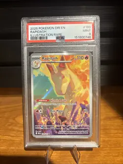 Rapidash 189/182 Sv10: Destined Rivals PSA 9 Pokemon TCG - Image 1