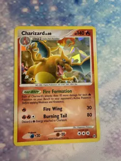 Charizard 1/99 Platinum Arceus Cracked Ice Holo Rare LP Pokemon Card - Image 1