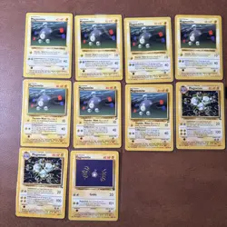 Pokemon Vintage Magnetite Shadowless/magneton Regular Lot Of 10 - Image 1
