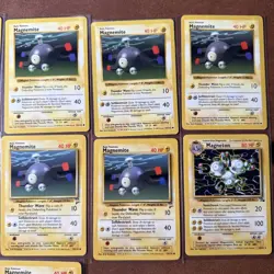 Pokemon Vintage Magnetite Shadowless/magneton Regular Lot Of 10 - Image 3