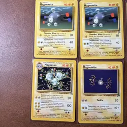 Pokemon Vintage Magnetite Shadowless/magneton Regular Lot Of 10 - Image 4