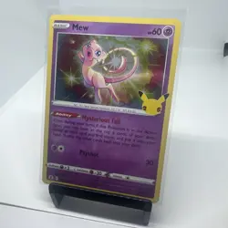 Pokemon Mew Holo Celebrations 011/025 Holo Rare 2021 25th Anniversary - Image 3