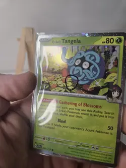 2026 Pokemon TCG Ascended Heroes Erika’s Tangela Cosmos Holo🌀 Swirl 007/217 - Image 1