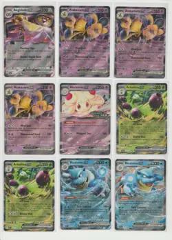 Pokemon EX IR Double Rare Alt Art Various lot of 244 - Image 1