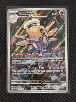 Shedinja 144/132 Illustration Rare Pokemon TCG Mega Evolution NM - Image 1