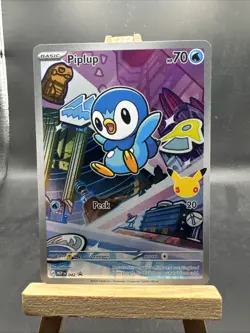 Piplup 042 Black Star Promo Mega Evolutions Pokemon TCG 🐧 - Image 1