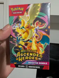 Pokemon TCG: Mega Evolution Ascended Heroes Booster Bundle - New Factory Sealed - Image 1