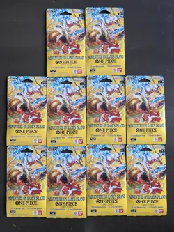 10 Booster Packs of Adventure on Kami's Island One Piece OP15-EB04 English - Image 1
