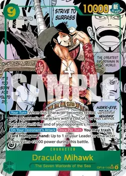 One Piece Dracule Mihawk (Manga) - The Azure Sea's Seven (OP14) - Image 1