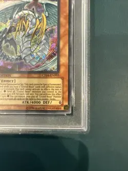 Yugioh Cards Rainbow Dragon Secret Rare CT04 PSA 9 - Image 4