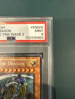 Yugioh Cards Rainbow Dragon Secret Rare CT04 PSA 9 - Image 5