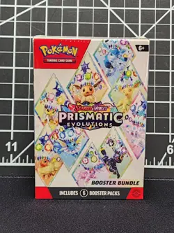 Pokemon TCG Scarlet & Violet Prismatic Evolutions Booster Bundle 6 Booster Packs 820650853210 - Image 1