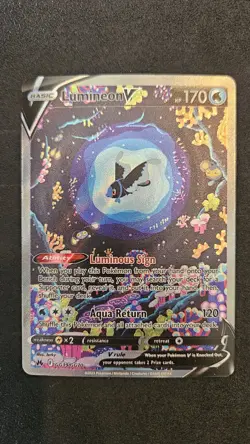 The Pokemon Company Lumineon V GG39/GG70 Crown Zenith Full Art Holo Ultra Rare … - Image 1