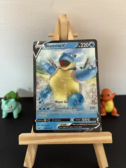 Pokemon TCG - Sword & Shield Black Star Promo - Blastoise V swsh101 - Image 1