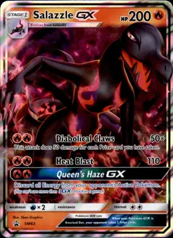 Salazzle GX - SM63 Holo - Pokemon SM Promos - NM - Image 1
