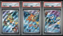All 9 POKEMON FIRST PARTNER ILLUSTRATION COLLECTION SERIES PSA 10 SEQUENTIAL SET - Image 4