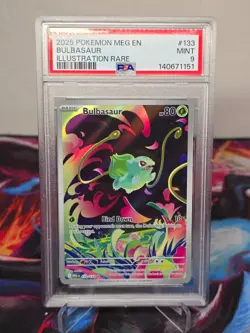 Bulbasaur #133 PSA 9 Pokemon Mega Evolution EN Illustration Rare MINT - Image 1