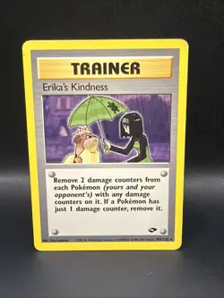 Pokemon Erika's Kindness Gym Challenge Rare Trainer 103/132 Regular - Image 1