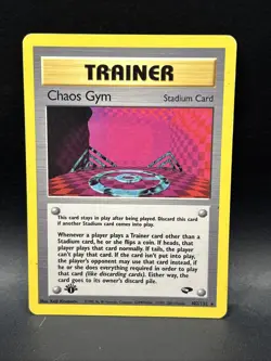 Chaos Gym - 1st Edition - 102/132 Gym Challenge - Pokemon TCG - 2000 - Image 1