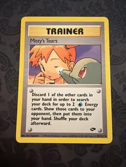 Pokemon Card Gym Challenge Misty's Tears 118/132 Uncommon - Image 1