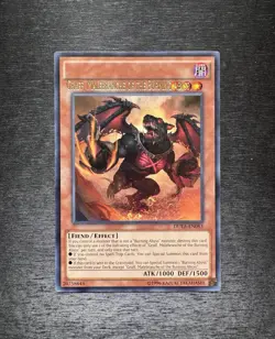YuGiOh! Graff, Malebranche Of The Burning Abyss - Error Misprint Name Shift NM - Image 1