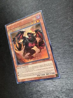 YuGiOh! Graff, Malebranche Of The Burning Abyss - Error Misprint Name Shift NM - Image 4