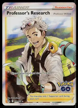 Pokemon Card Pokemon GO Professor's Research 078/078 Ultra Rare - Image 1