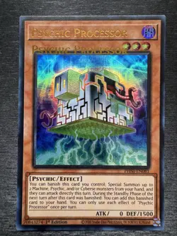 YuGiOh! Psychic Processor PHNI - Error Misprint Double Name 1st Ed Near Mint - Image 2
