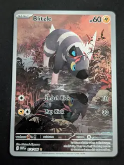 Blitzle 114/086 White Flare 2025 Illustration Rare Pokemon TCG NM - Image 1
