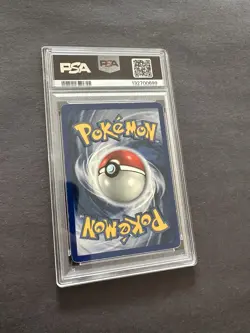 Pokemon Hitmonchan Shadowless Holo Rare Base Set 7/102 PSA 4 (1999) - Image 2