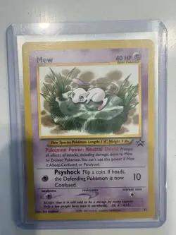 Mew - 47 - Pokemon Wizards Black Star Promo Card NM - Image 1