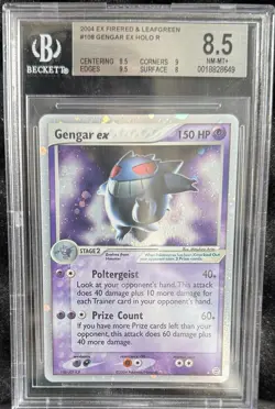 Pokemon TCG Gengar Ex Holo Fire Red Leaf Green #108 BGS 8.5 - Image 1