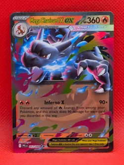 MEGA CHARIZARD X EX 013/094 PHANTASMAL FLAMES POKEMON NM/M MEGA CHARIZARD X EX - Image 1